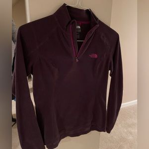 North face fleece quarter zip